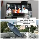 SMART ANDROID LED TV WITH SUNDIRECT DTH CONNECTION 1 YEAR DIWALI OFFER