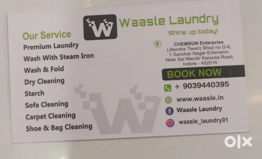 Laundry & Dry cleaning store manager