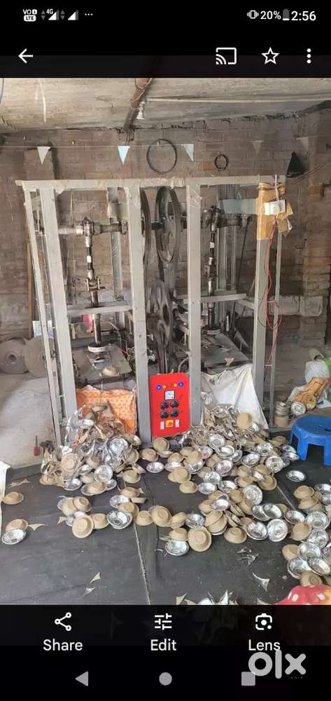 Automatic paper plate machine