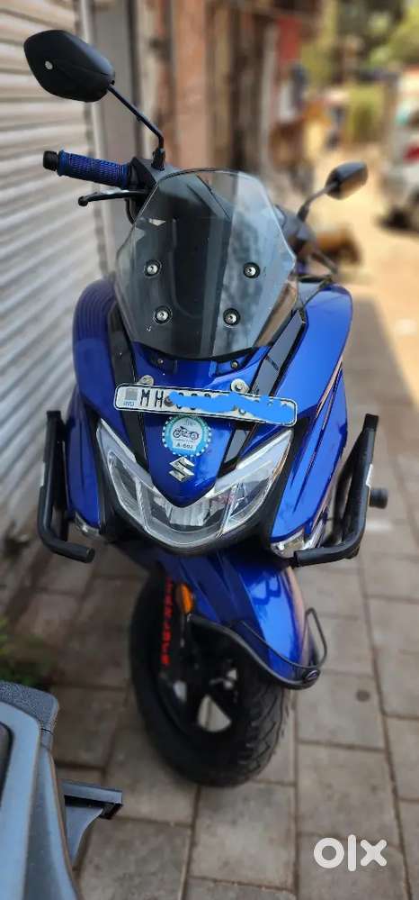 2022 july model suzuki burgman blue colour  25500km driven 1st owner