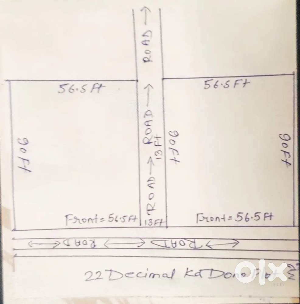 Plot at developing areas at good location