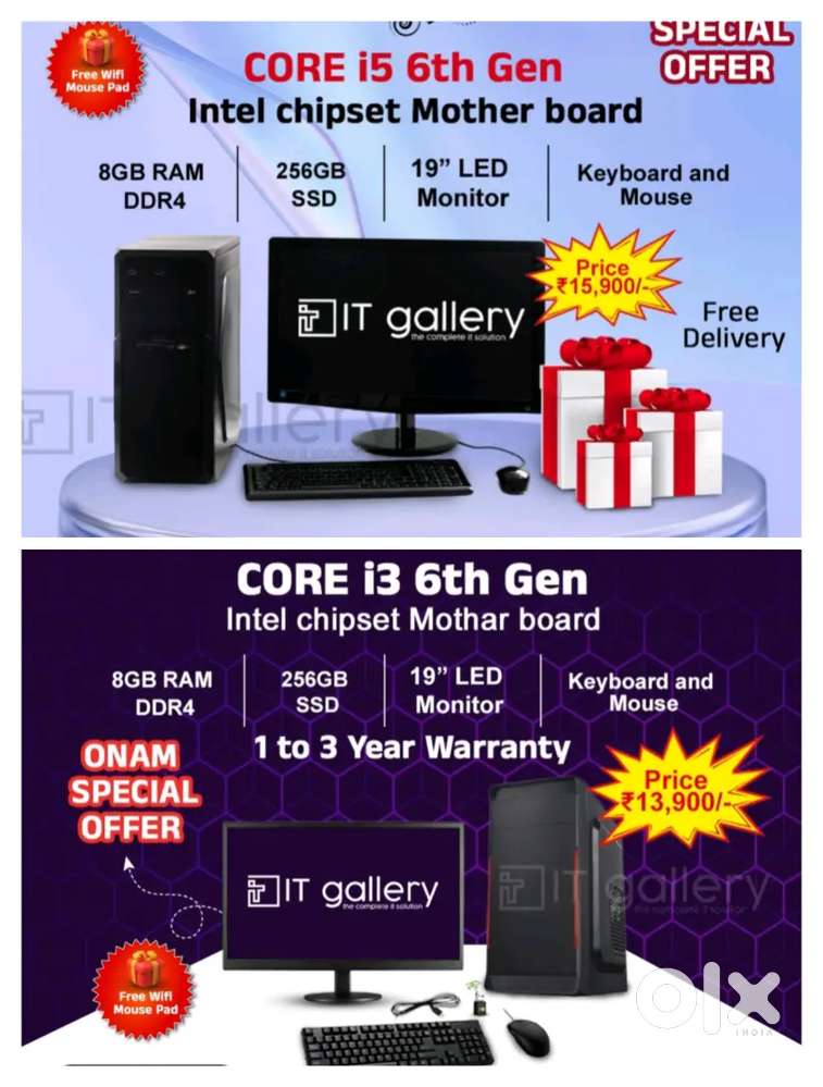 Intel Core i5 6 th Gen & Intel Core i3 6 th Gen New Full Set
