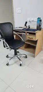 Computer Table + Revolving Office Chair