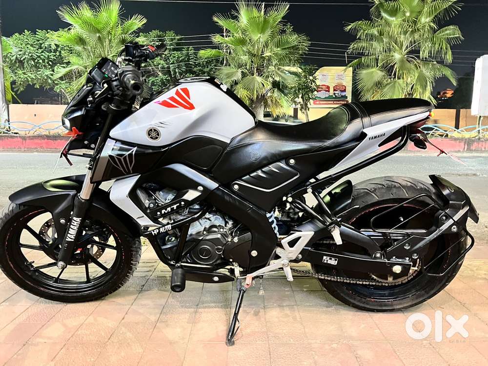 Helmet and additional exhaust is added with bike.