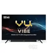 Vu 108cm (43 inches) Vibe Series QLED 4K Google TV 43VIBE24 (Black)