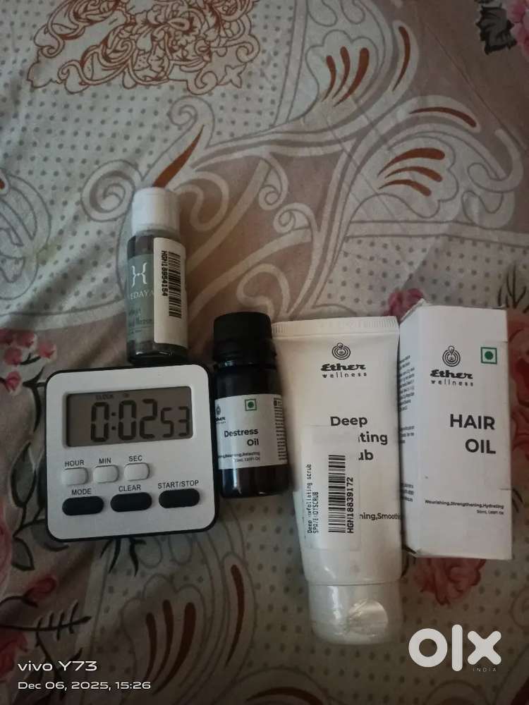 Clock timer and urban company cosmetics