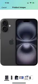Iphone 16 256gb black
