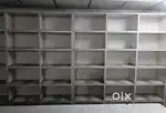 GI metal racks with multi wood partition for sale