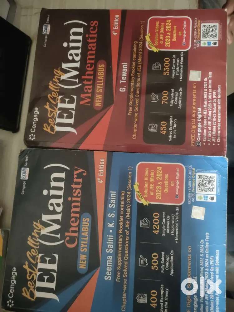 Cengage books for jee (mains) and for boards