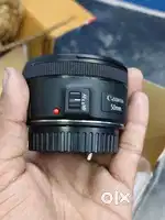 Canon 50mm lens new ek manth Purana