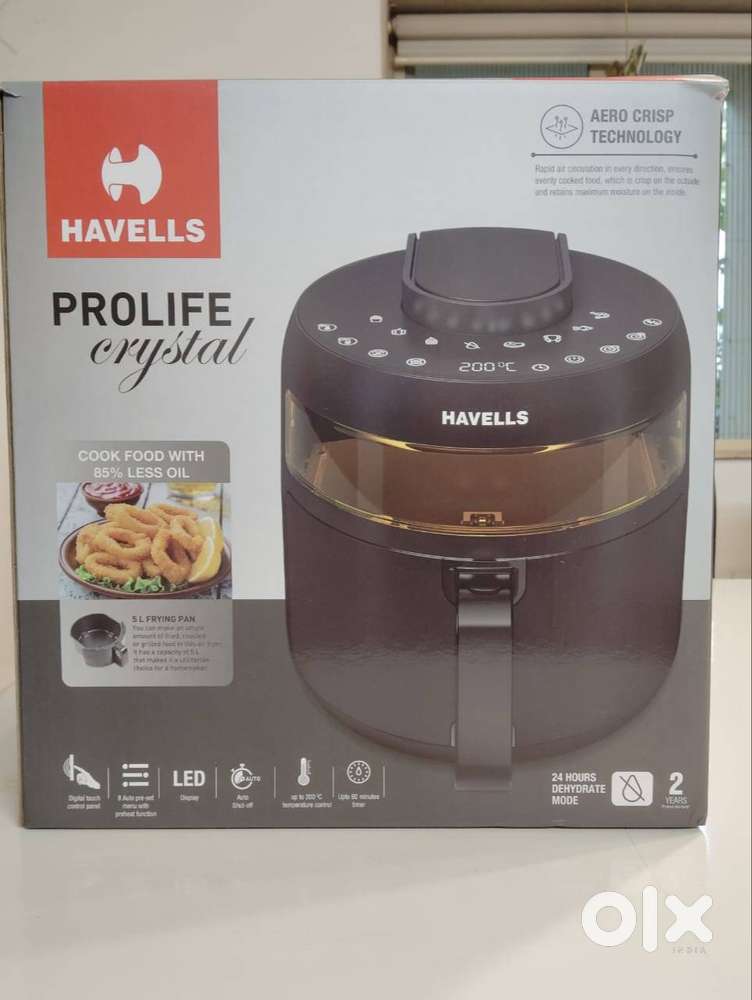 Havells air fryer 5 ltr  Brand new