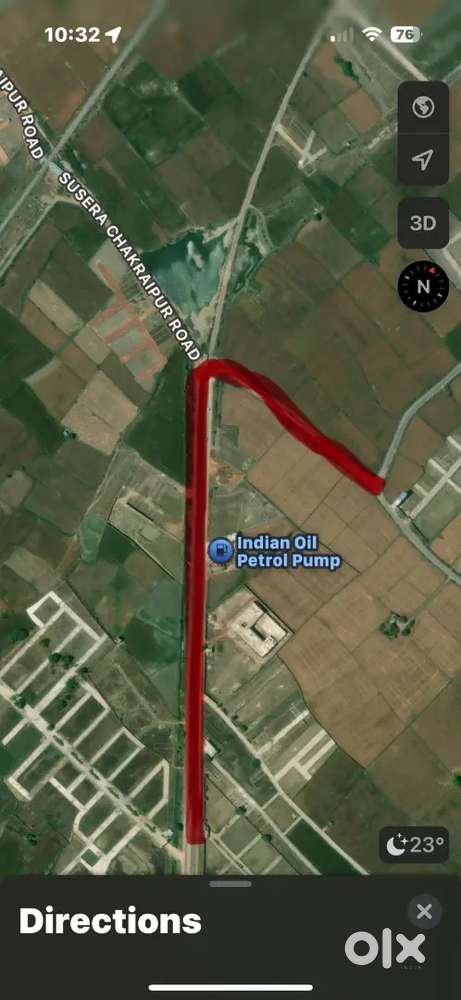 Plot bikau hai 70ft road kuwarpur.