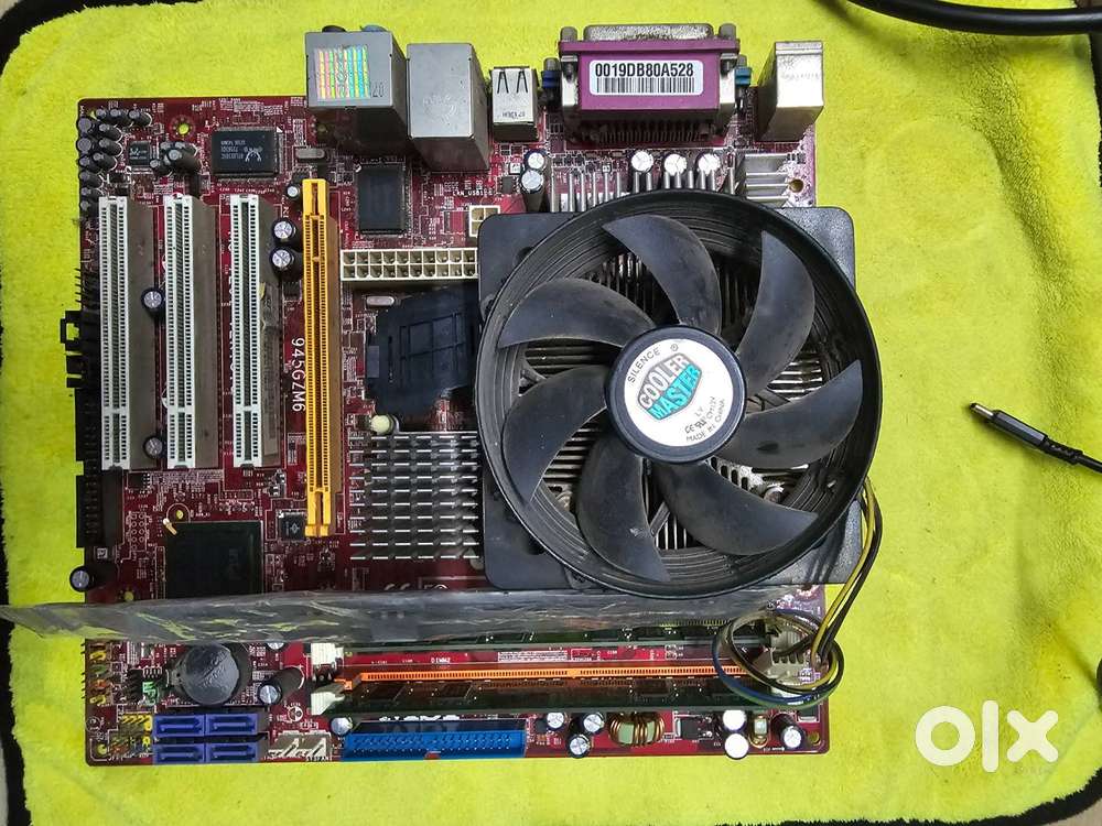 Duel core mother board ddr2 compatible with 3gb ram and smps