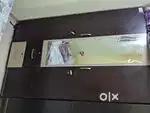 Metallic wardrobe for sell (3 door) , sofa 3×2 , single bed , tv table