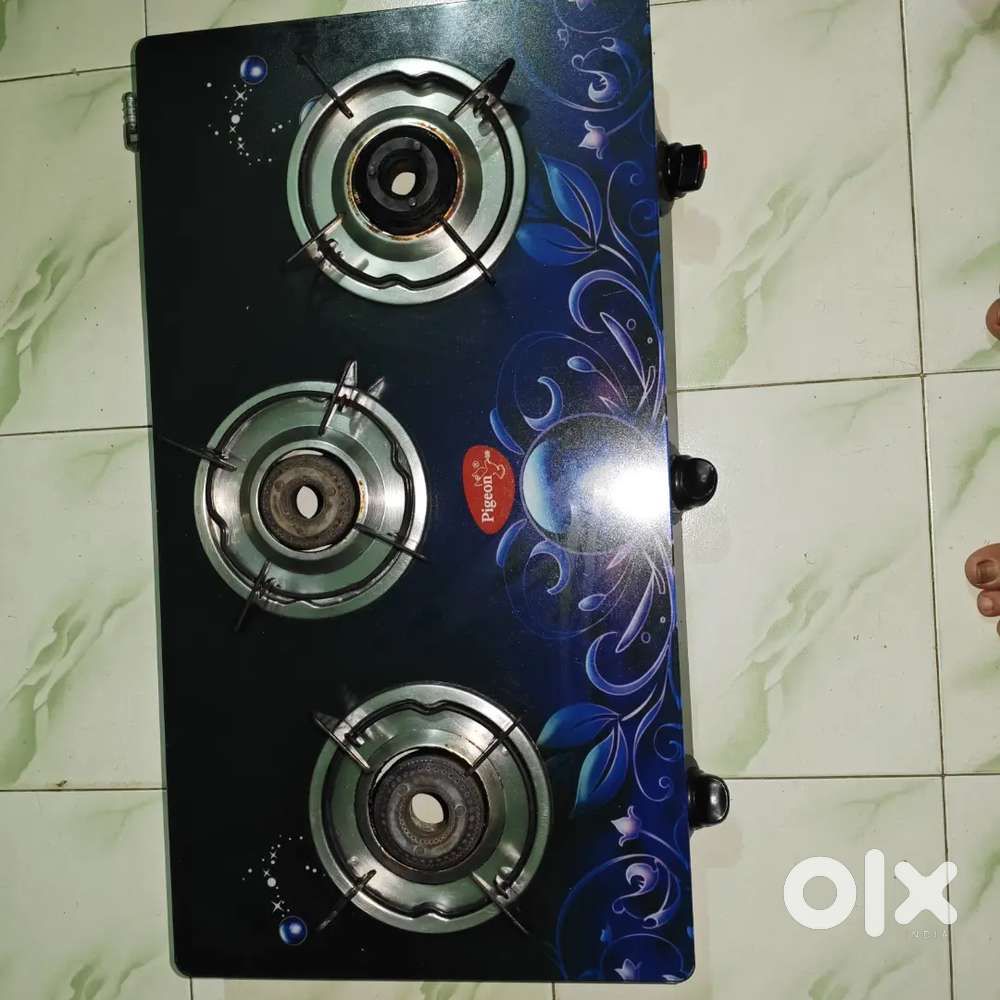 We have pegion 3 burner gas stove. Well maintained