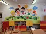 PLAY SCHOOL WALL PAINTING ART WORK