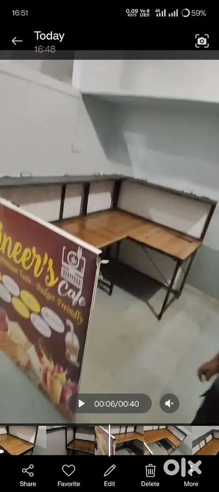Cafe Furniture, stool, table counter