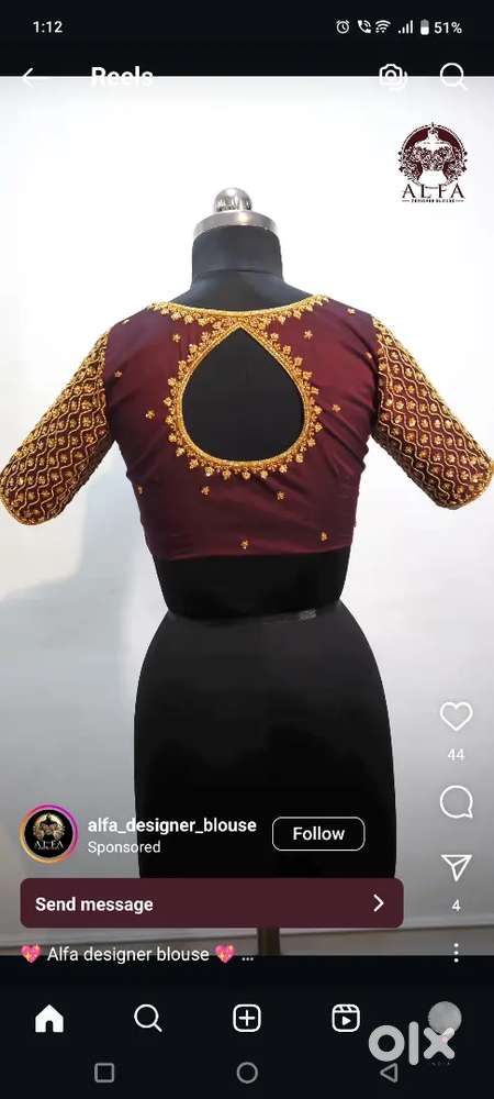 Aari work blouse