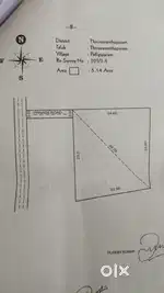 500 mtr by pass road 12.5 cent kazhakkuttam vetroad