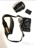 Nikon dslr 3200 Camera with lense and bag 32 gb memory card