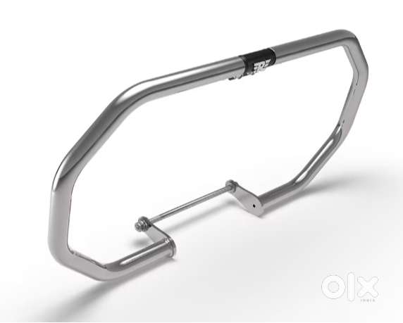 Brand New Royal Enfield Silver Octagon Engine Guard