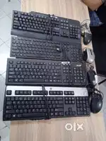 Used branded  Keyboard mouse - Hp, dell, lenovo, acer