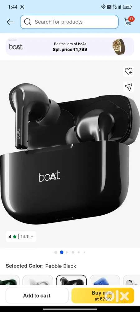 Boat earpods 163
