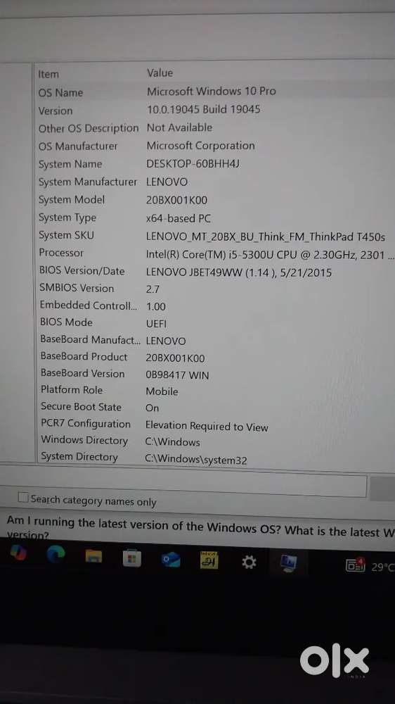 Lenovo laptop