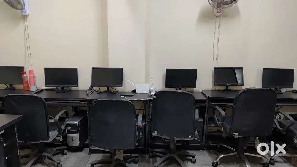 Old Office Furniture and Computer