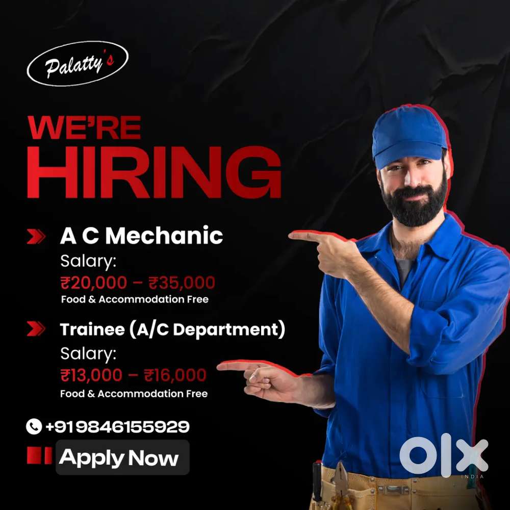 A C Mechanic and mechanic trainee vacancy