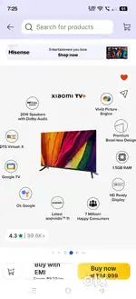 Xiaomi smart tv A 80 cm (32)