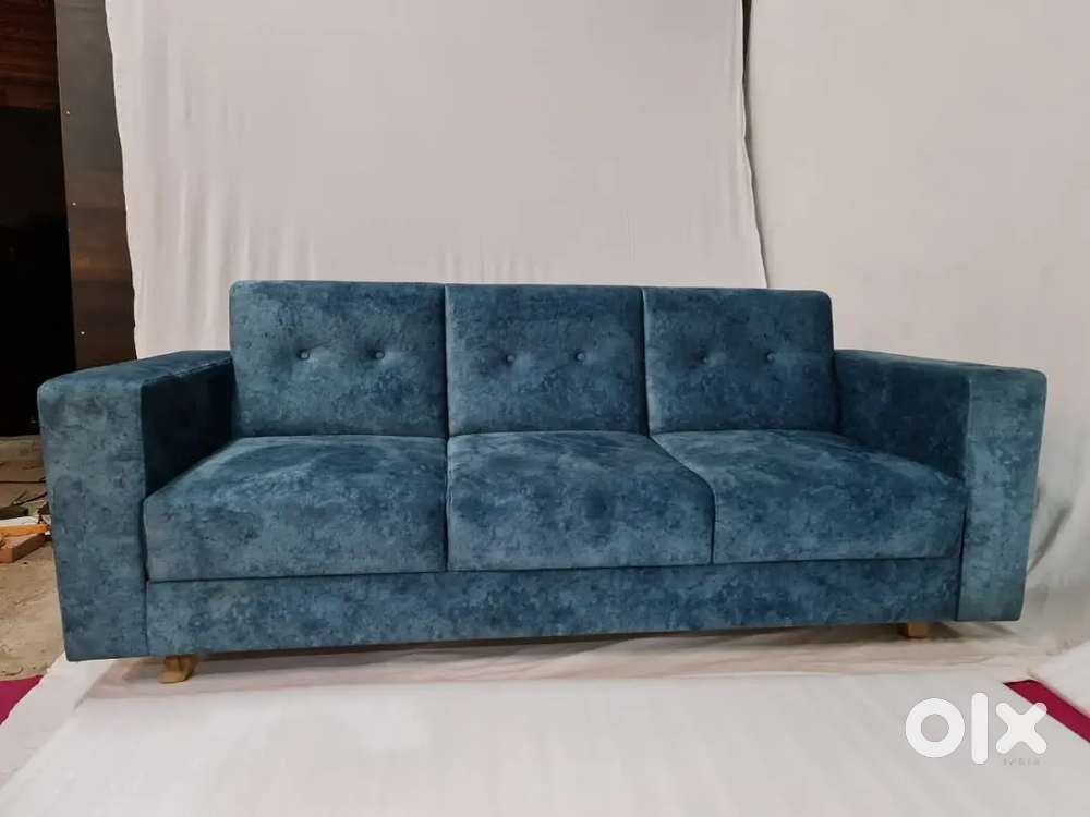 New Velvet 3 Seater Sofa