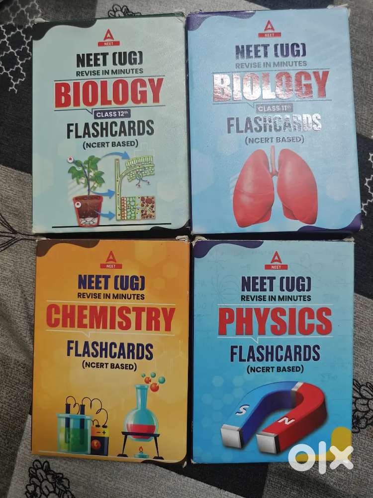 Flashcards for NEET UG for 11th & 12th