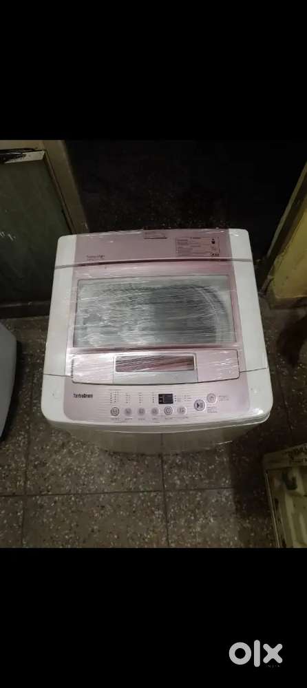 LG top load turbo drum fully automatic washing machine.