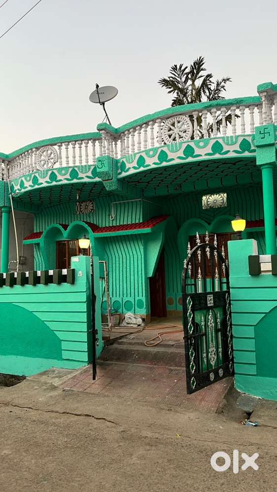 Newly painted individual house