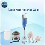 Brand New Rally Blender 250 Watts With Attachments & Jar 1 Year Wrnty.