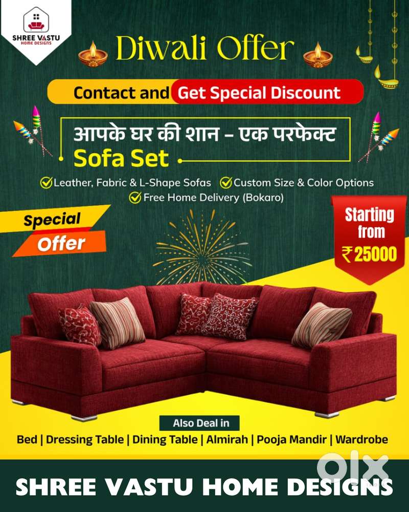 Contact us for Sofa Set Designs