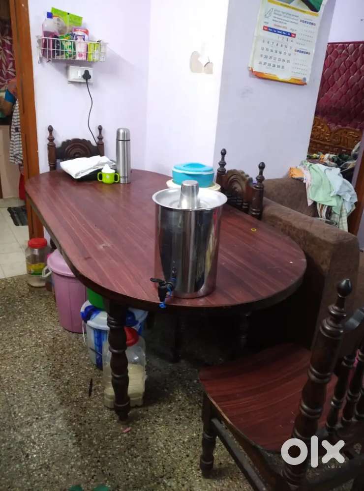 Dining table with chair