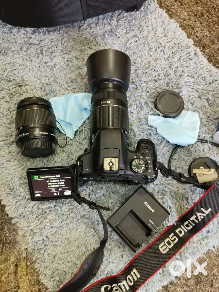 Canon EOS 750D DOUBLE LENS DSLR CAMERA VERY GOOD CONDITION
