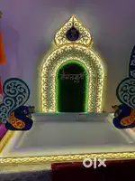 Beautiful Decorative Mandap/Backdrop for Idols & Home Temple