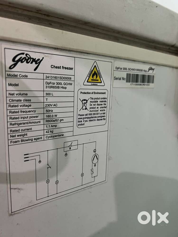 Godrej Deep Freezer 300L