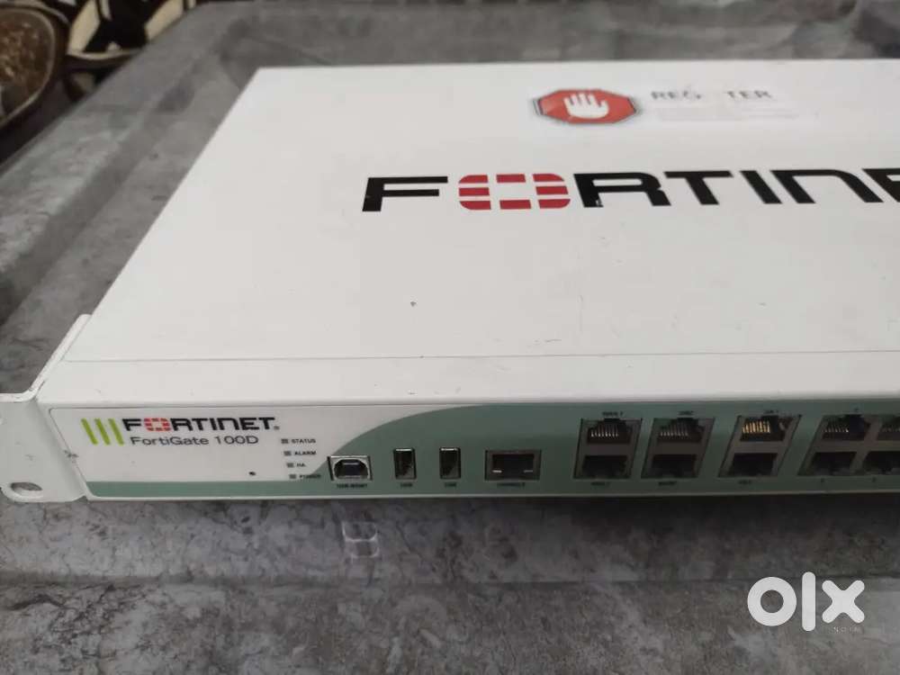 Fortinet firewall model fortigate 100d in a good working condition