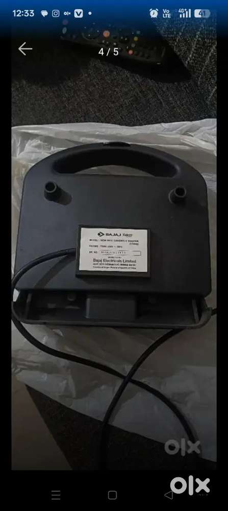 1100 bajaj sandwich maker new condition