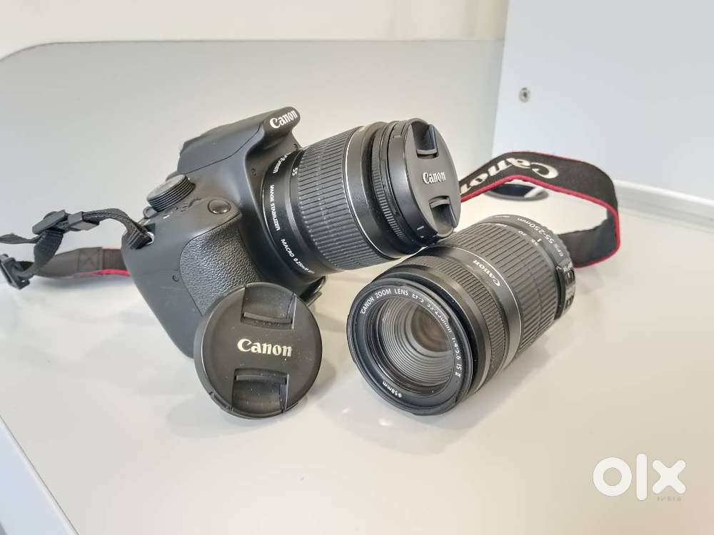 Canon EOS 1200D Dual Lens Kit (18-55mm+55-250mm) - Excellent Condition