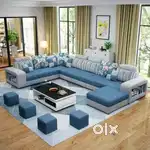 U Shape sofa luxury model in emi available Aliyar Arham Recliner