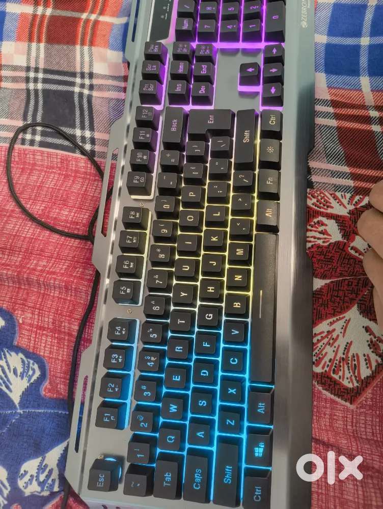 Zebronics Transformer-k USB Gaming Keyboard with Multicolor LED Effect