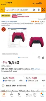 Ps5 Cosmic red controller Brand New