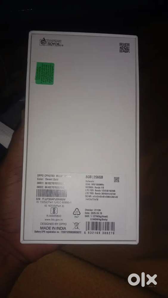 Oppo f31 pro 256 gb internal memory and 6 gb ram