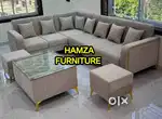 HAMZA FURNITURE NEW DESIGNER STYLISH LUXURIOUS L SHPE SOFA SET