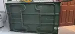 Iron cot with Bed Heavy guage and table